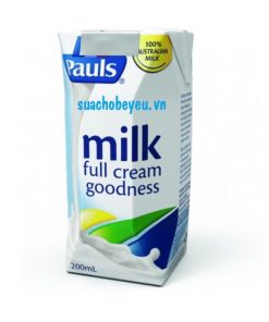 Sữa Pauls Úc nguyên kem hộp 150ml